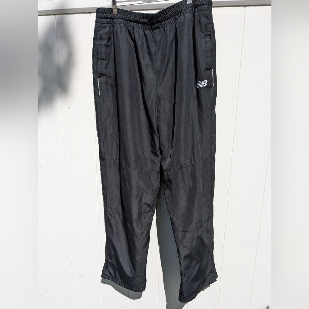 New Balance Men's Black Pull On Elastic Waist Lined Sweatpants Size 3X Hockey